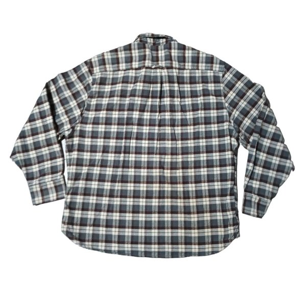 Jachs Plaid Flannel Shirt Mens Size 2XL Shacket Jacket Button Front Lumberjack O - Picture 7 of 16